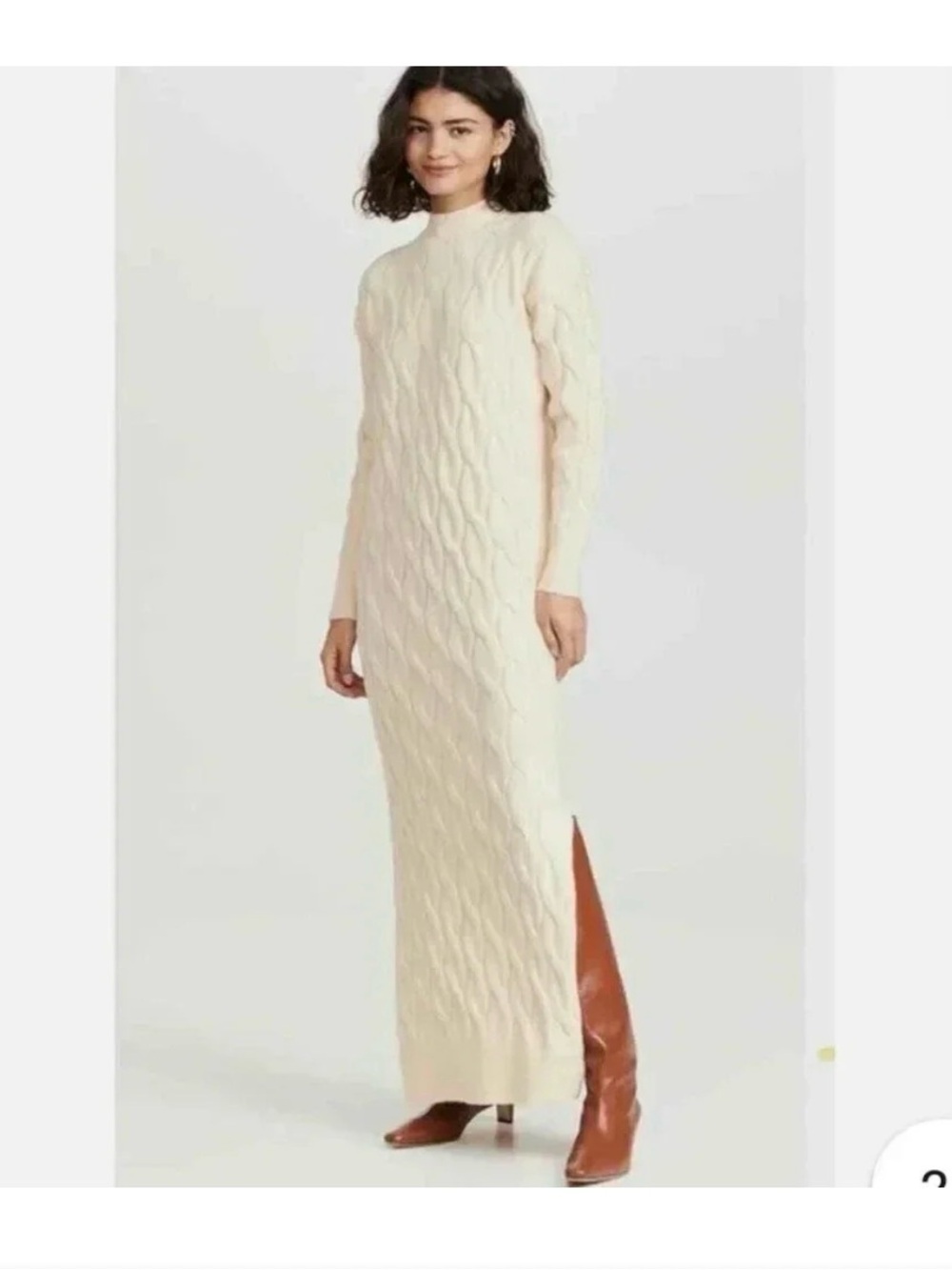 Line and Dot Knit Dress